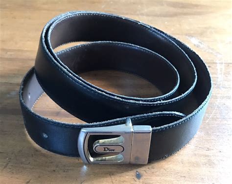 christian dior reversible belt|christian dior belt vintage.